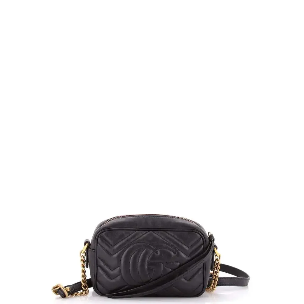 Gucci Gg Marmont Shoulder Bag Matelasse #233367G11B - Picture 3 of 8